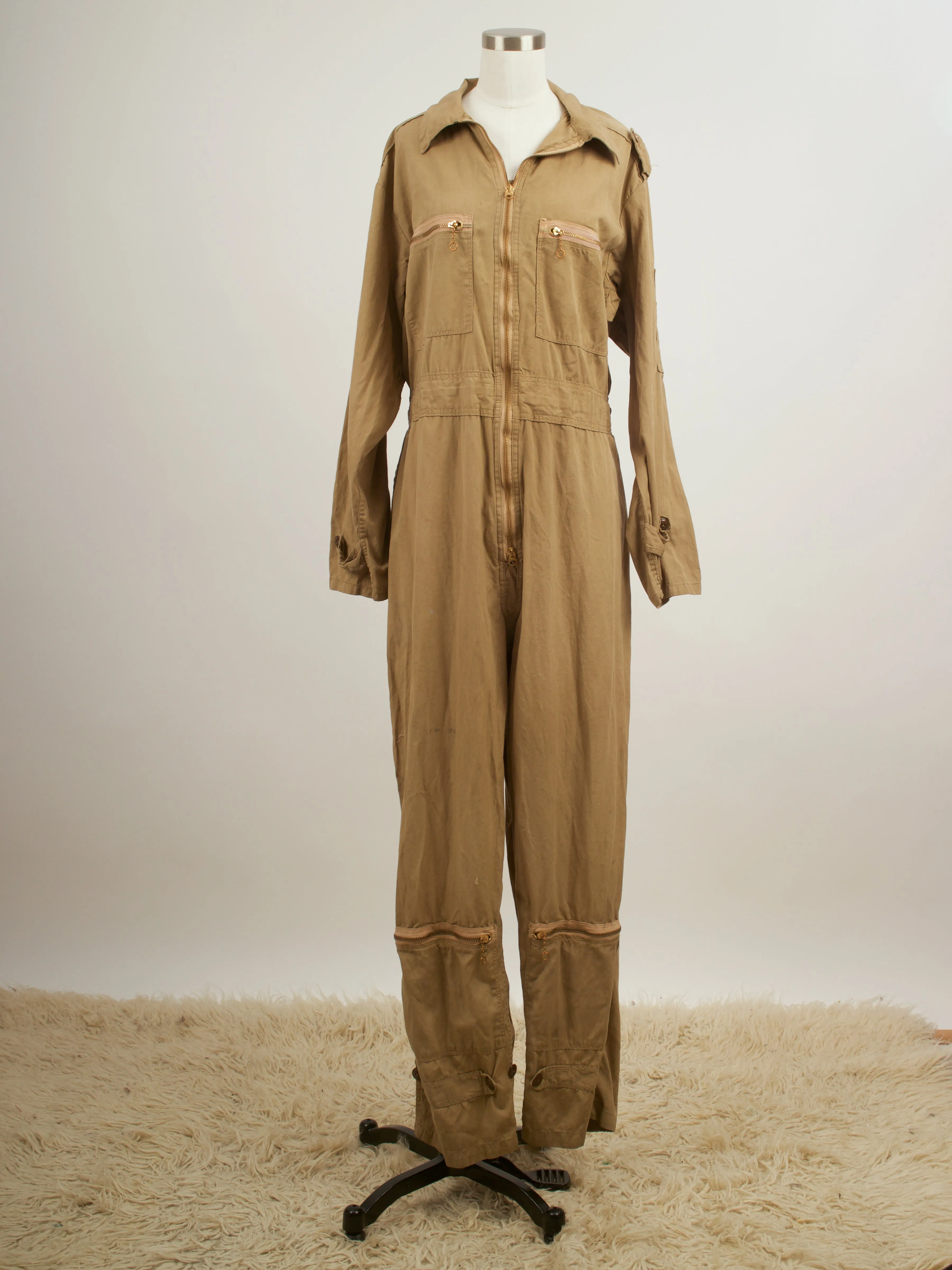 1940s flight suit original with all original buttons