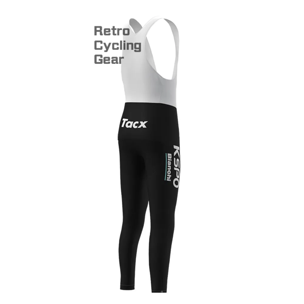 2018 Bianchi Fleece Retro Cycling Bib Pants
