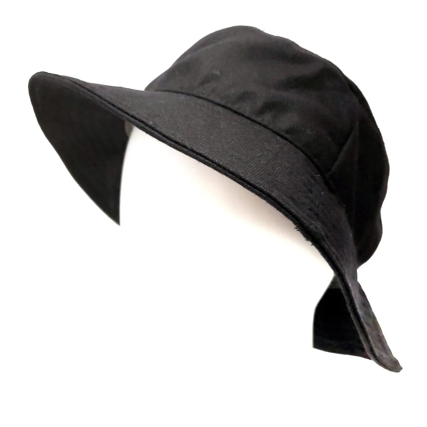 (30% Off) Adult Hat - Premium Wool Bucket Hat (Small/Medium) in Solid Black by Hats for Healing