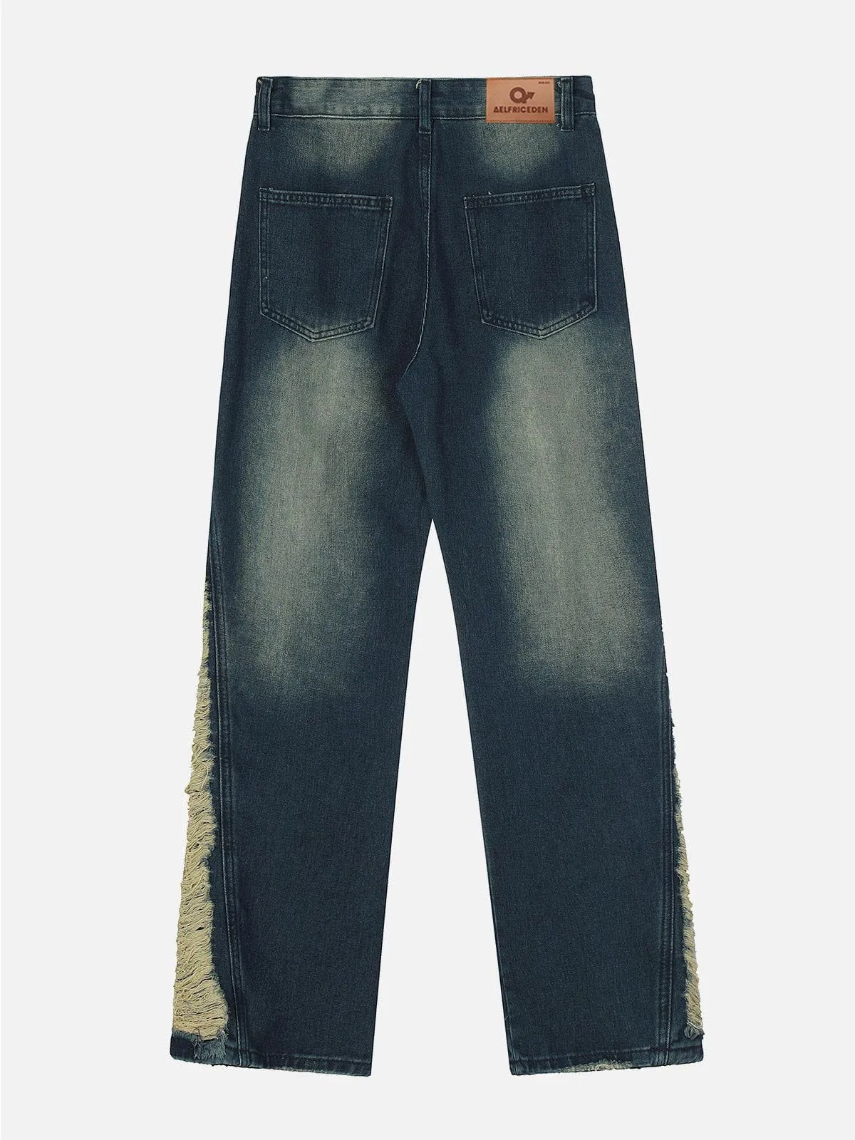 Aelfric Eden Colorblock Side Embroidery Jeans