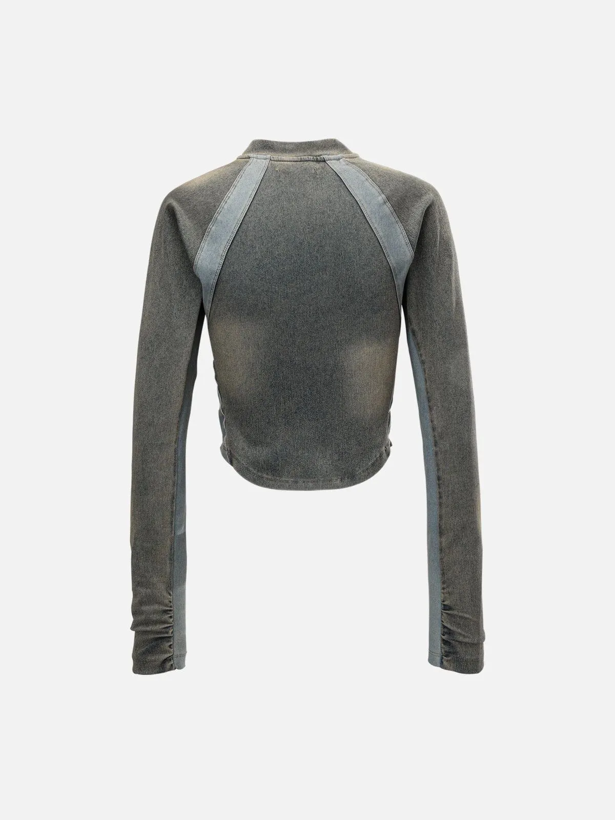 Aelfric Eden Patchwork Washed Long Sleeve Tee