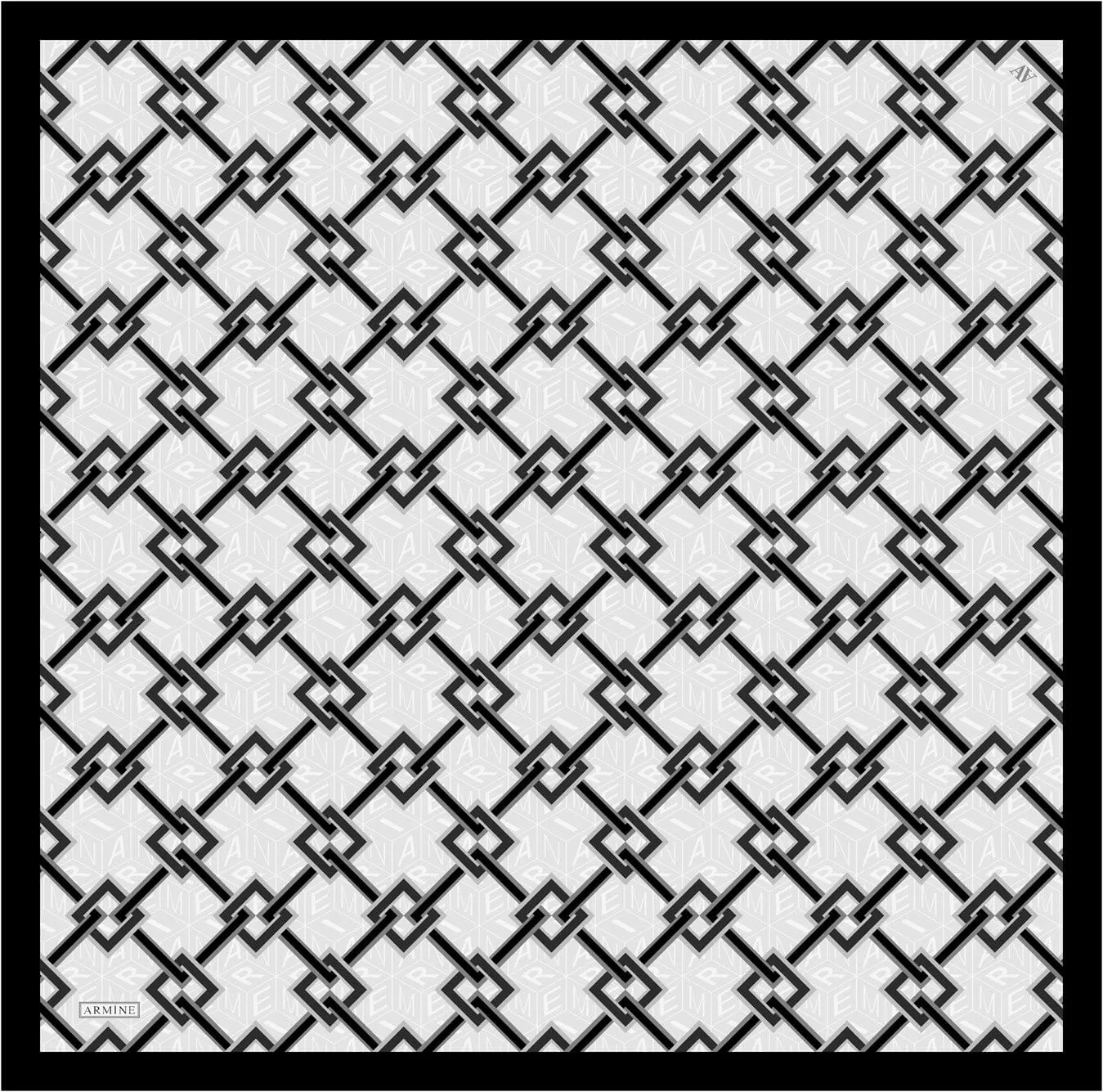 Armine Jacq Modern Silk Scarf #4