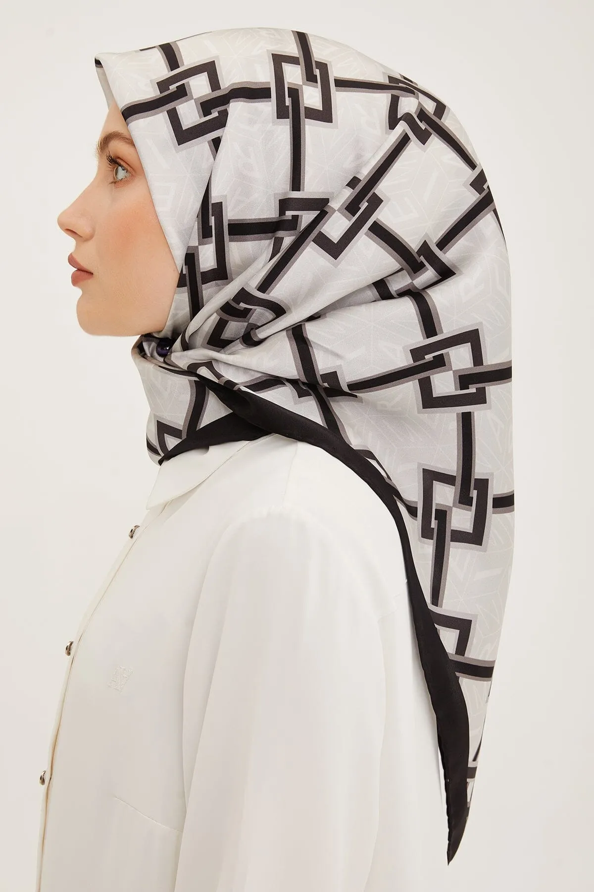 Armine Jacq Modern Silk Scarf #4