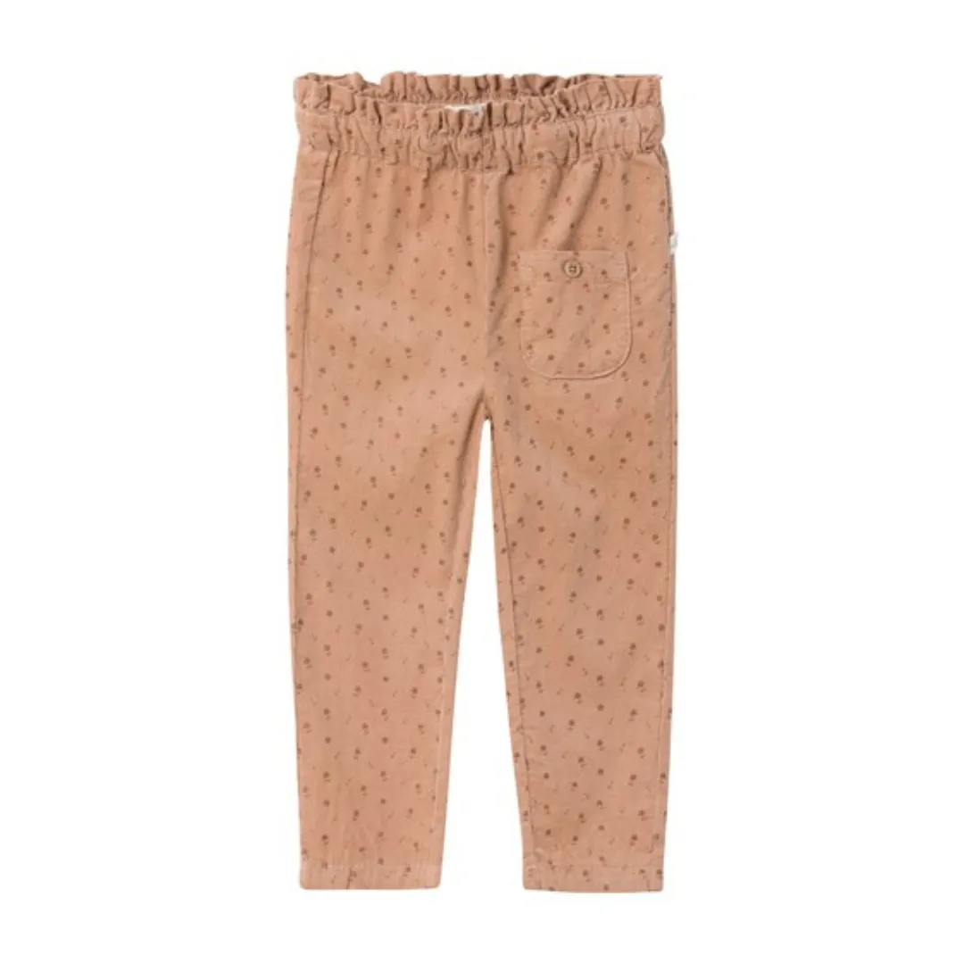 Bella Loose Corduroy Pants - Nougat