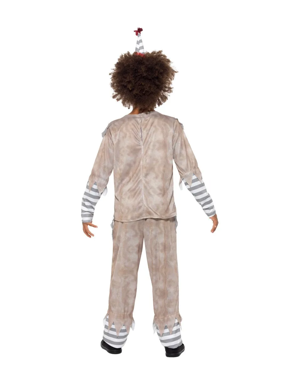 Boys Vintage Clown Halloween Circus Fancy Dress Costume