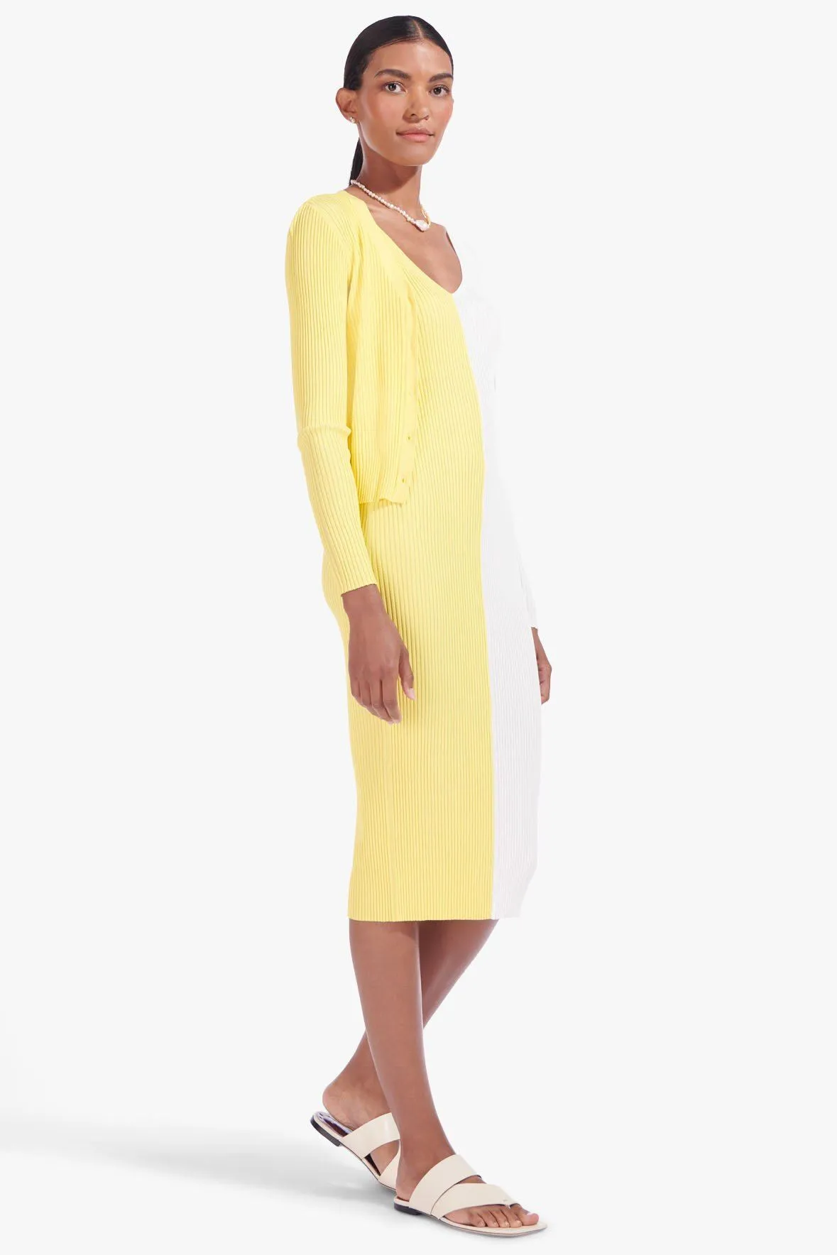 CARGO SWEATER | LIMONCELLO WHITE