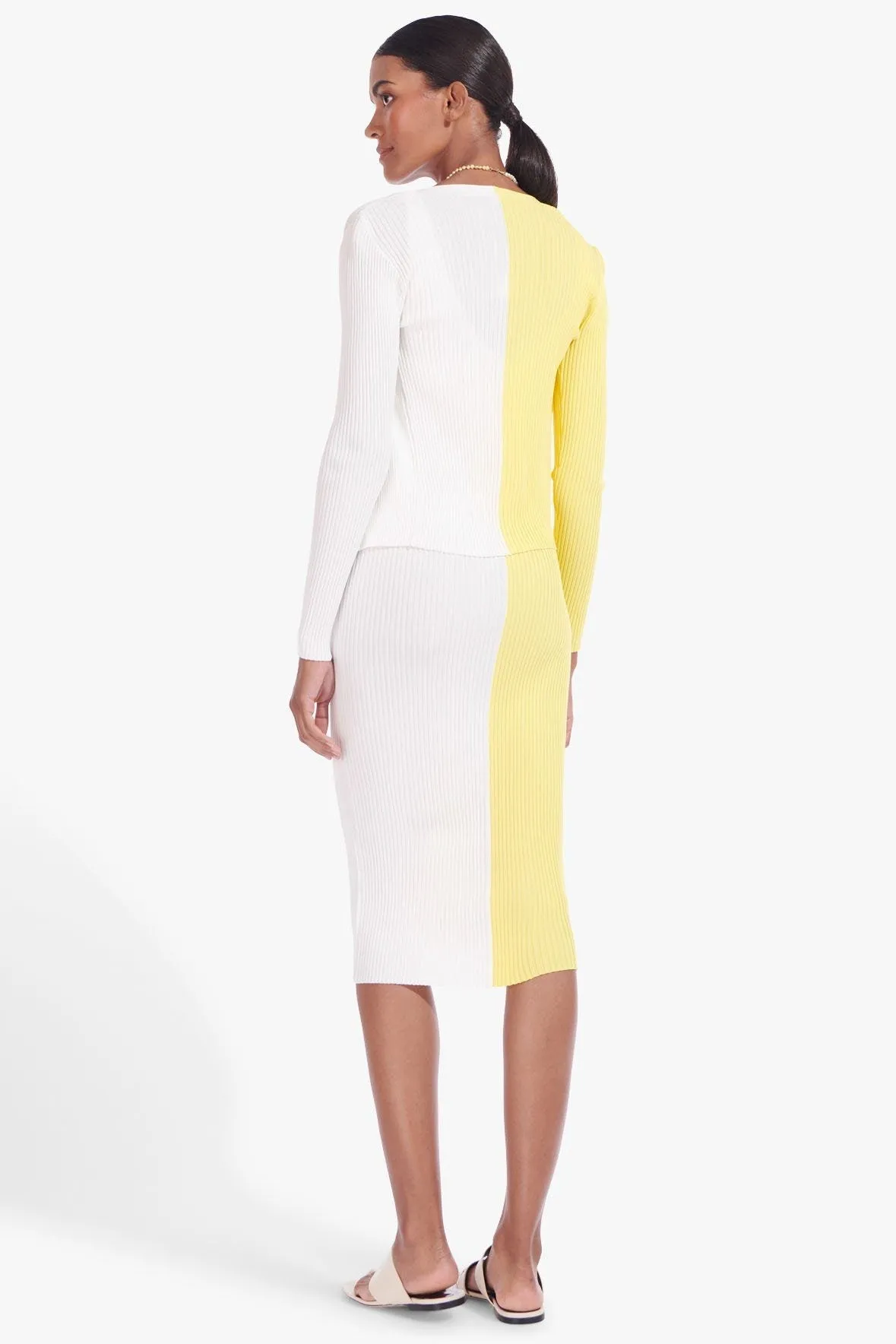 CARGO SWEATER | LIMONCELLO WHITE