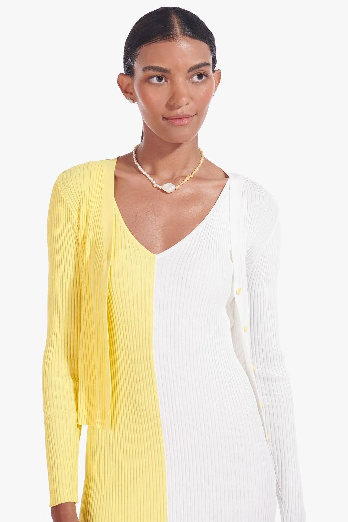 CARGO SWEATER | LIMONCELLO WHITE