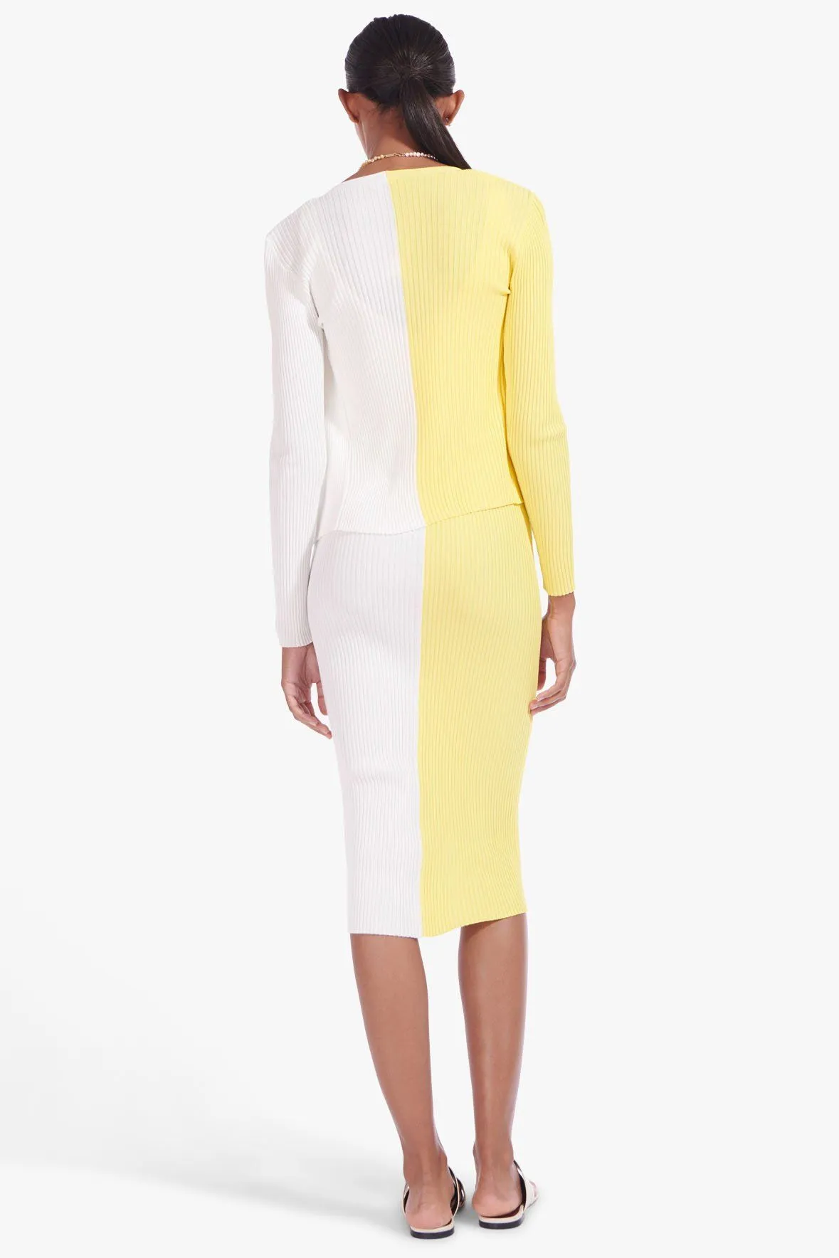 CARGO SWEATER | LIMONCELLO WHITE