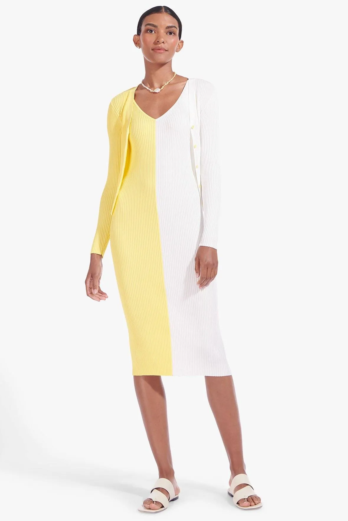 CARGO SWEATER | LIMONCELLO WHITE