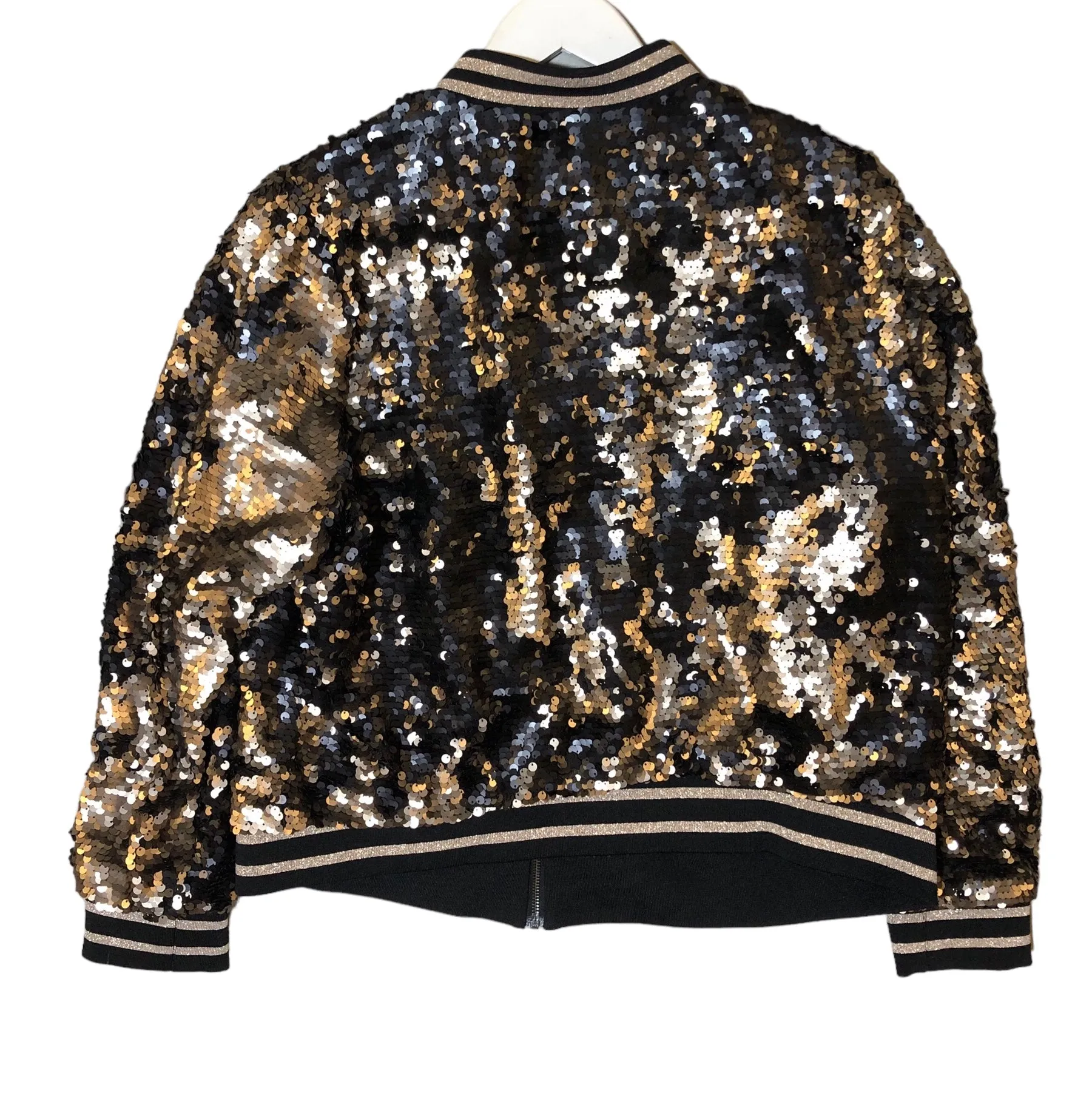 Copper Sequin Bomber