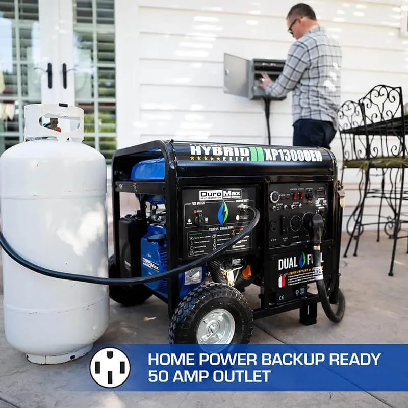 DuroMax XP13000EH 10500W/13000W Electric Start Dual Fuel Generator New