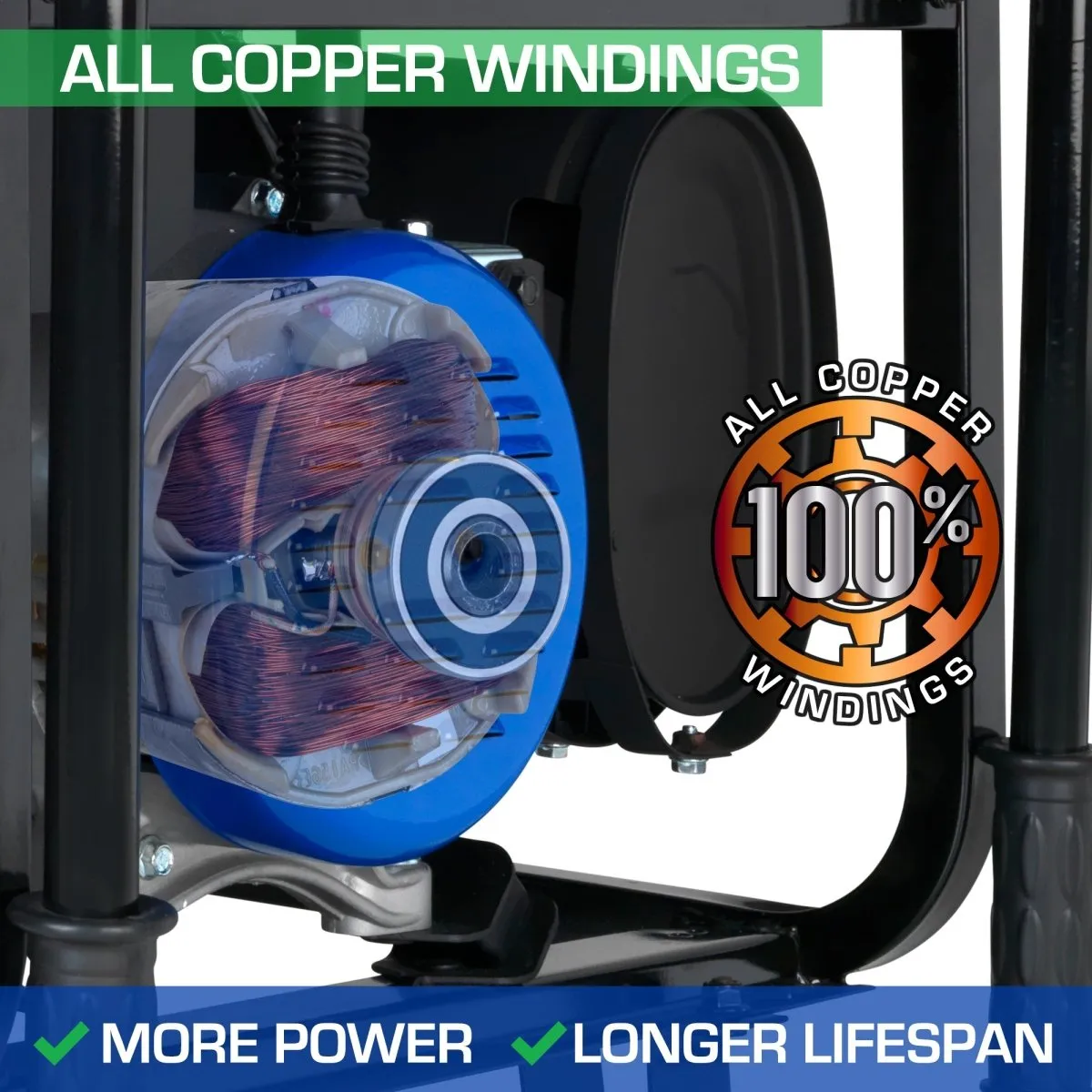 Duromax XP13000HXT - 10500W/13000W Tri-Fuel Generator | Gas, Propane, Natural Gas