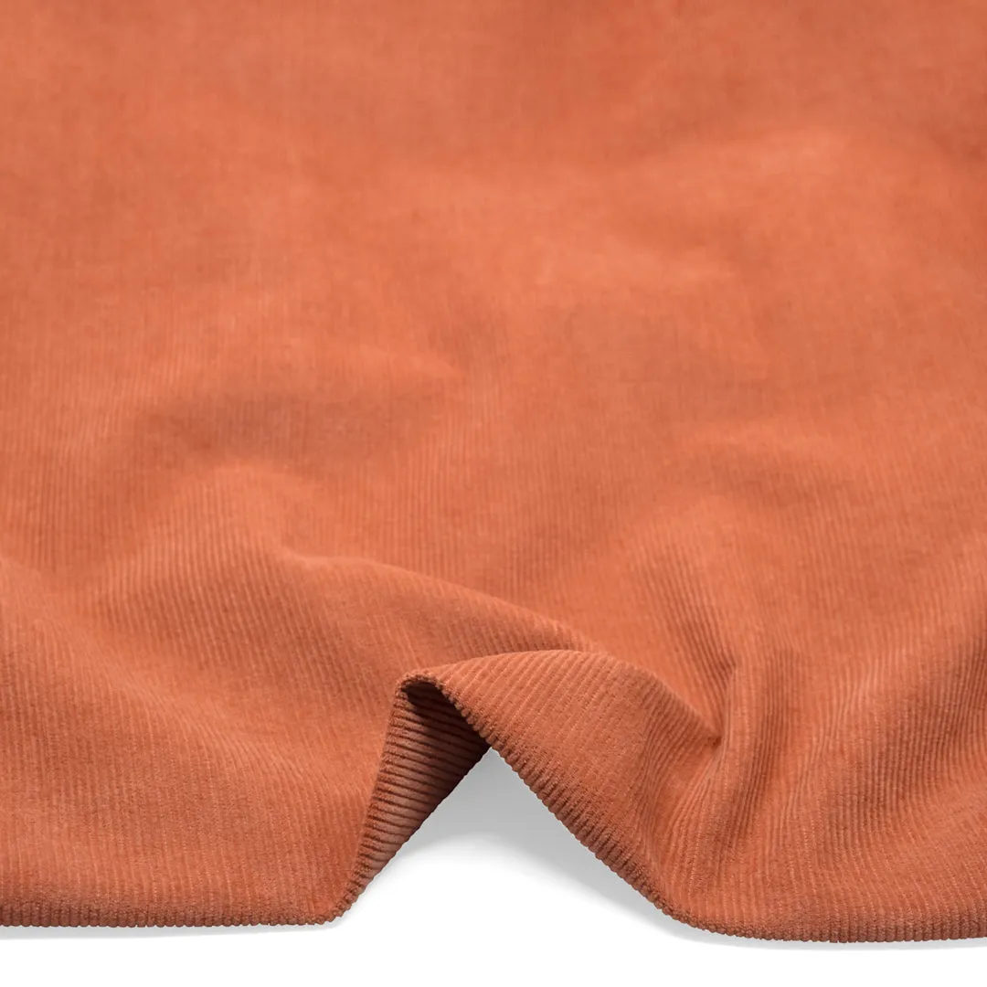 Fine Cotton Corduroy - Papaya