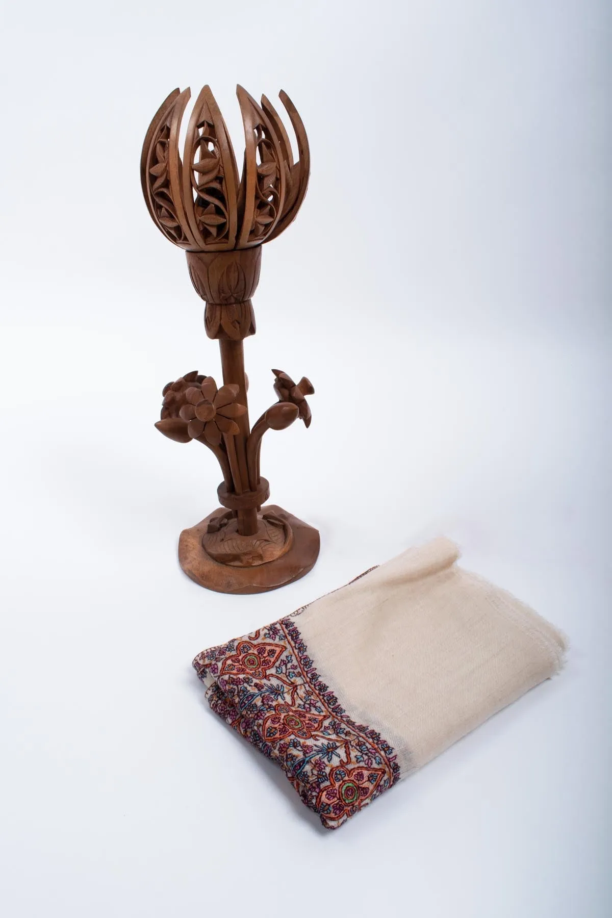 Ivory Palla Pashmina Scarf - GROSETTO
