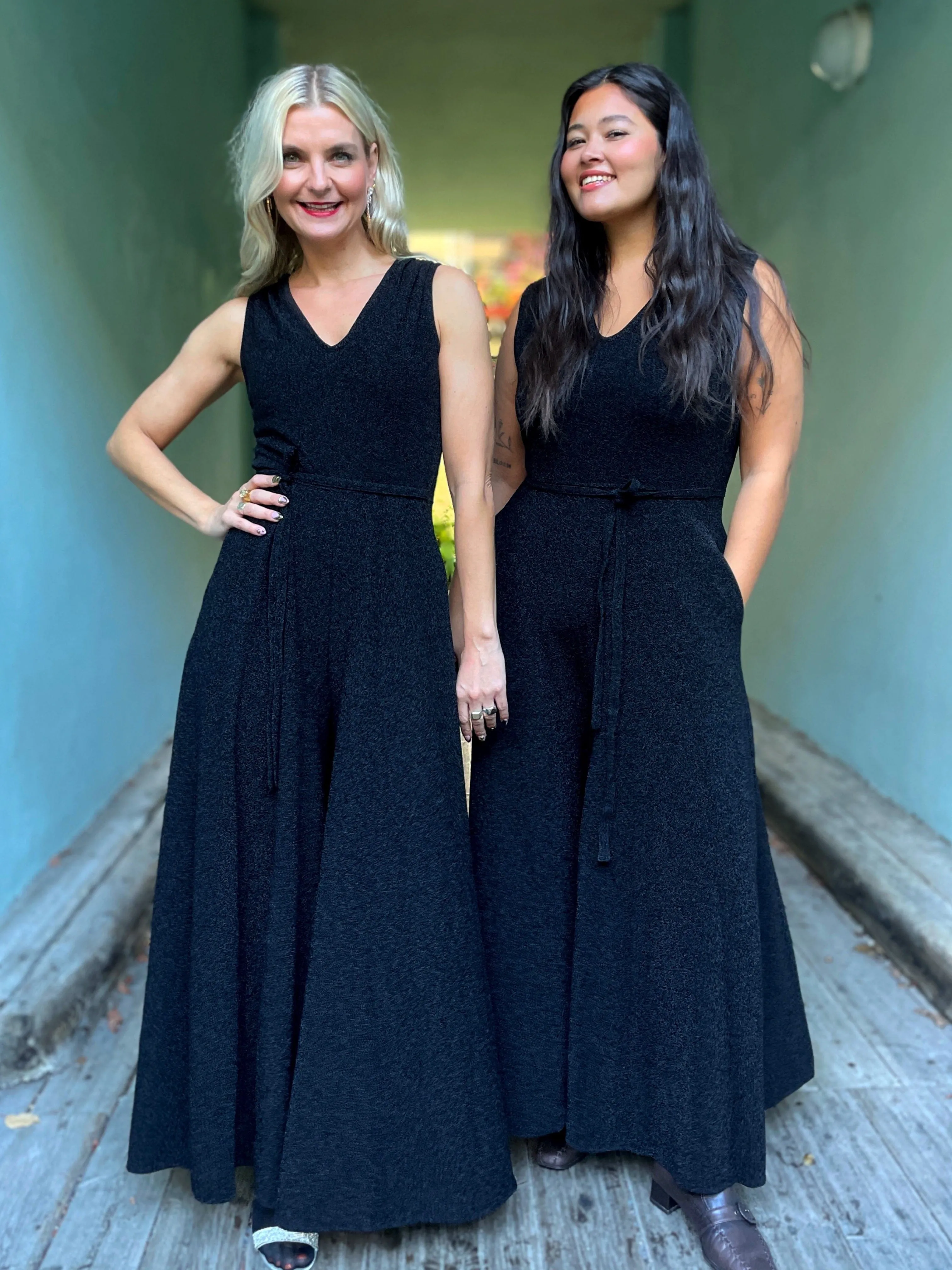 Jolly Jumpsuit lurex - svart