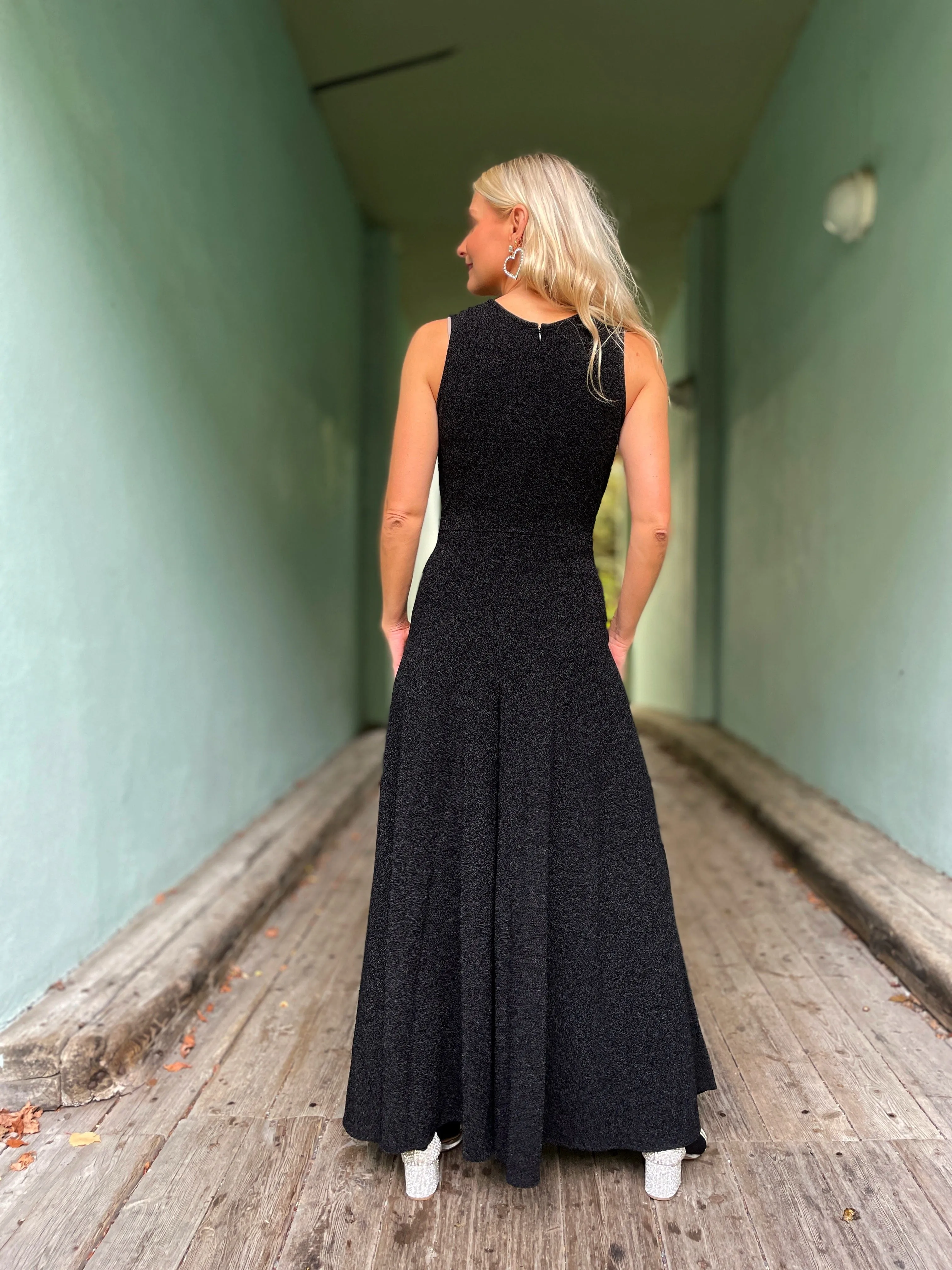 Jolly Jumpsuit lurex - svart