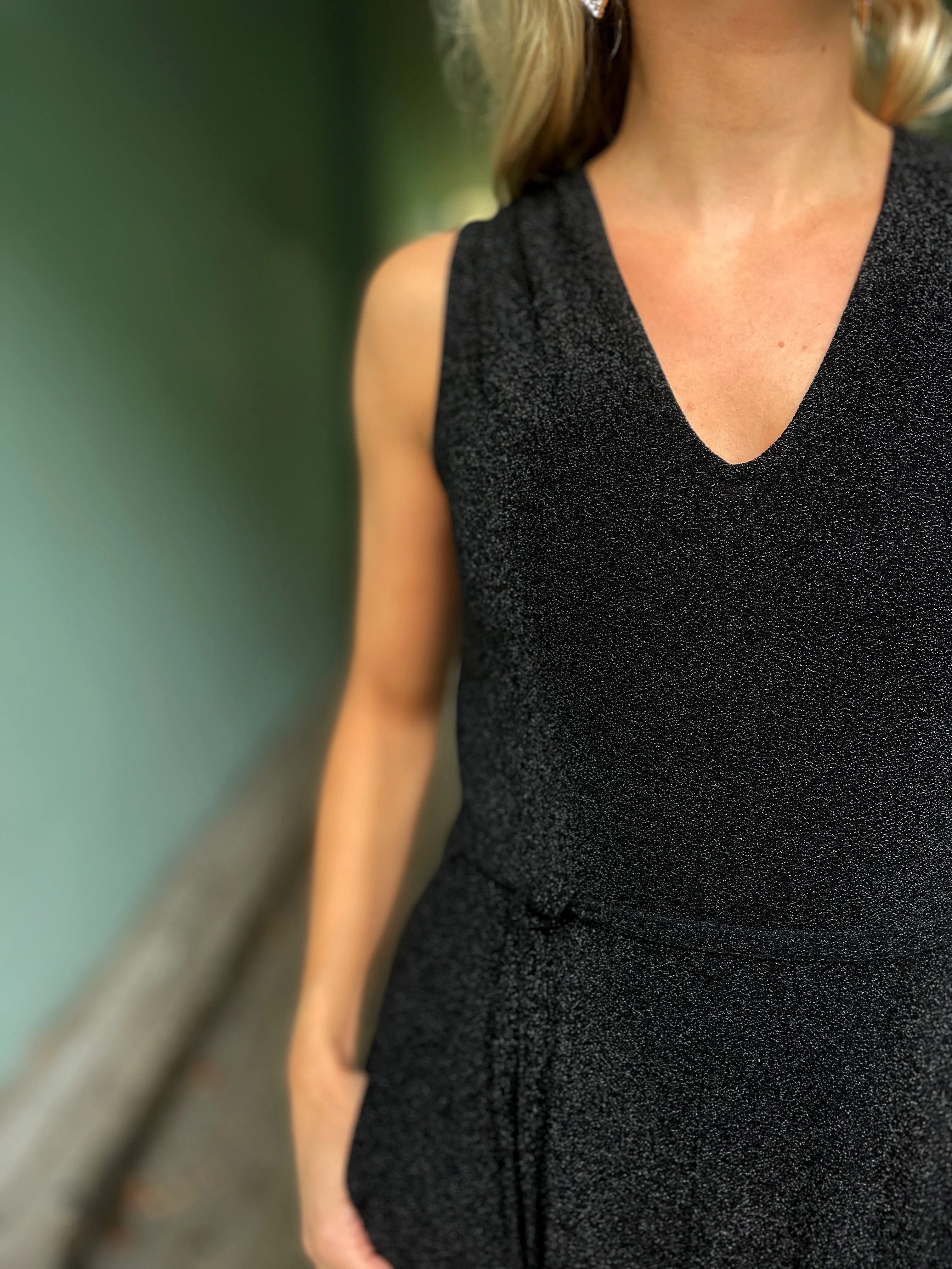 Jolly Jumpsuit lurex - svart