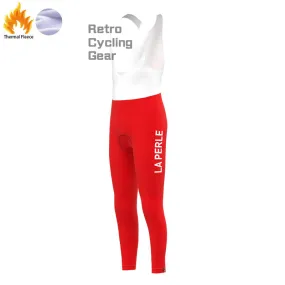 LA PERLE Fleece Retro Cycling Bib Pants