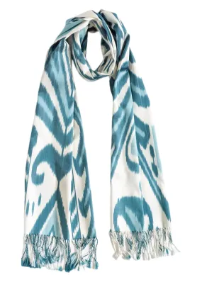 Lucia Silk Ikat Scarf