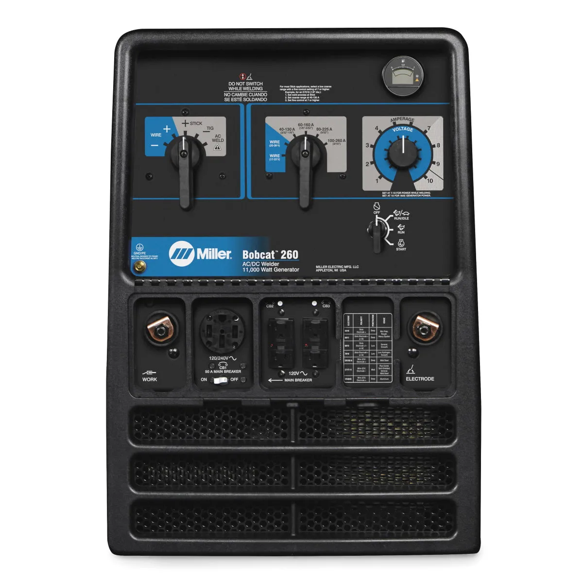 Miller Bobcat 260 Kohler Welder/Generator with GFCI and Remote Start/Stop (907792)