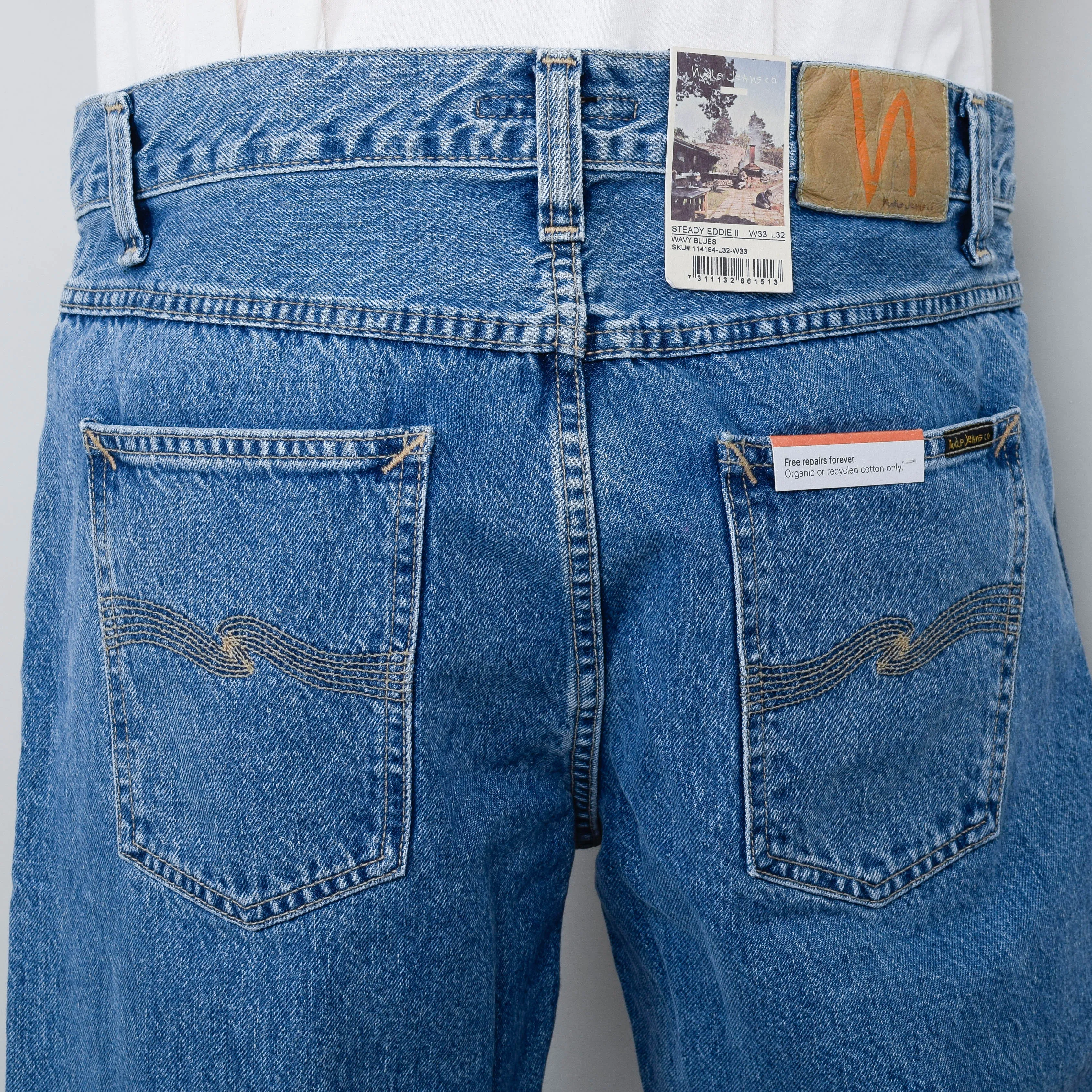 Nudie Jeans Steady Eddie II - Wavy Blues