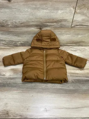 Old Navy Water-Resistant Puffer Jacket Brown sz 6-12m