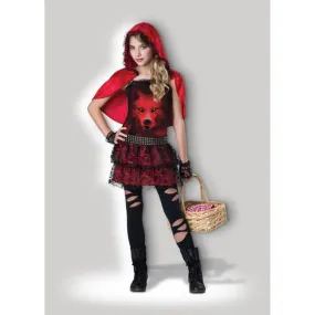 Red In The Hood Costume - Tween Large 12-14