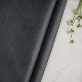 Steel Gray Imported Bottom Weight Cotton Corduroy Fabric (58" Width)