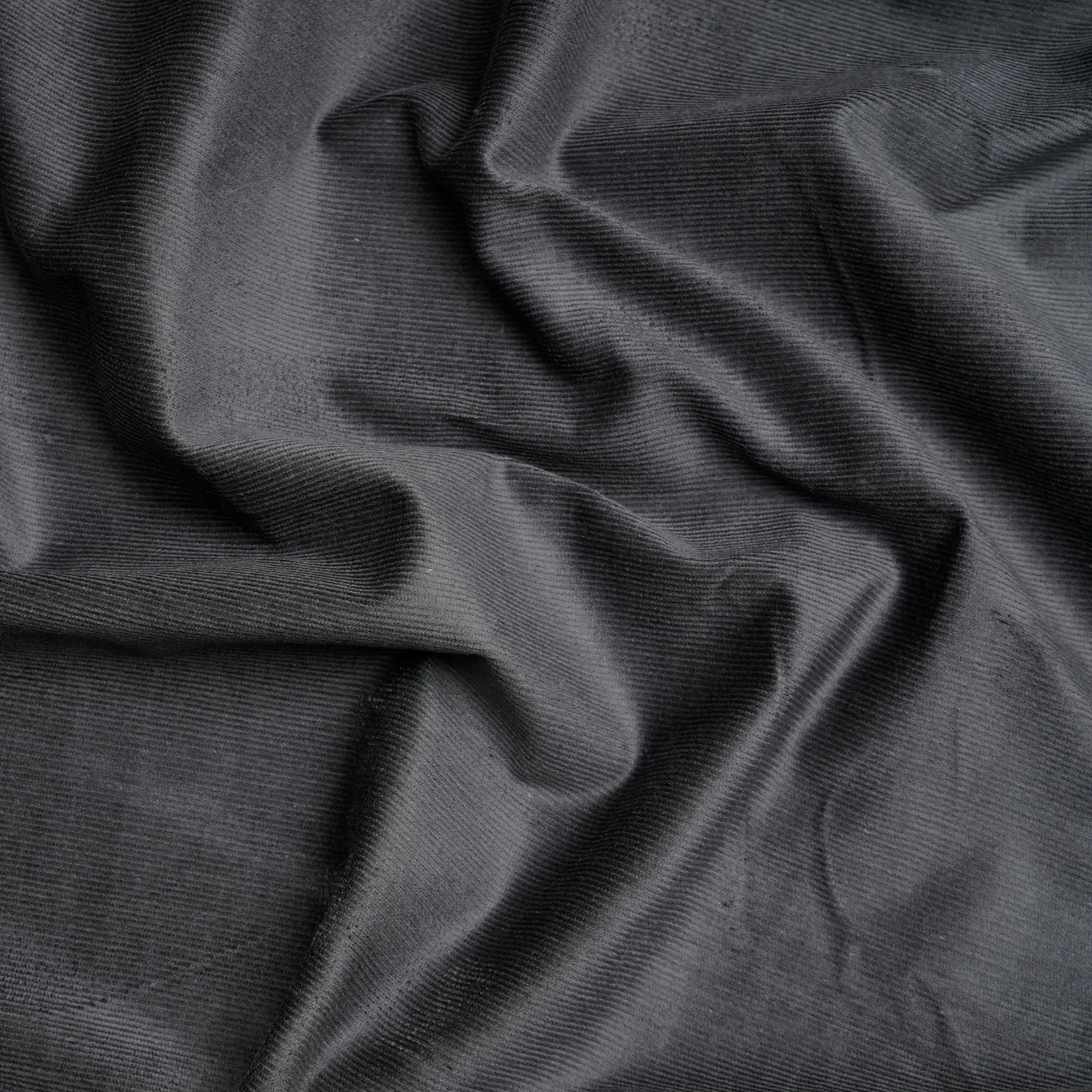 Steel Gray Imported Bottom Weight Cotton Corduroy Fabric (58" Width)