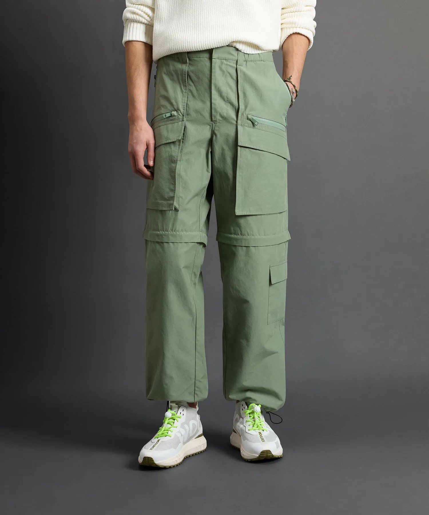 Todd Snyder x Woolrich Zip Pant in Sage