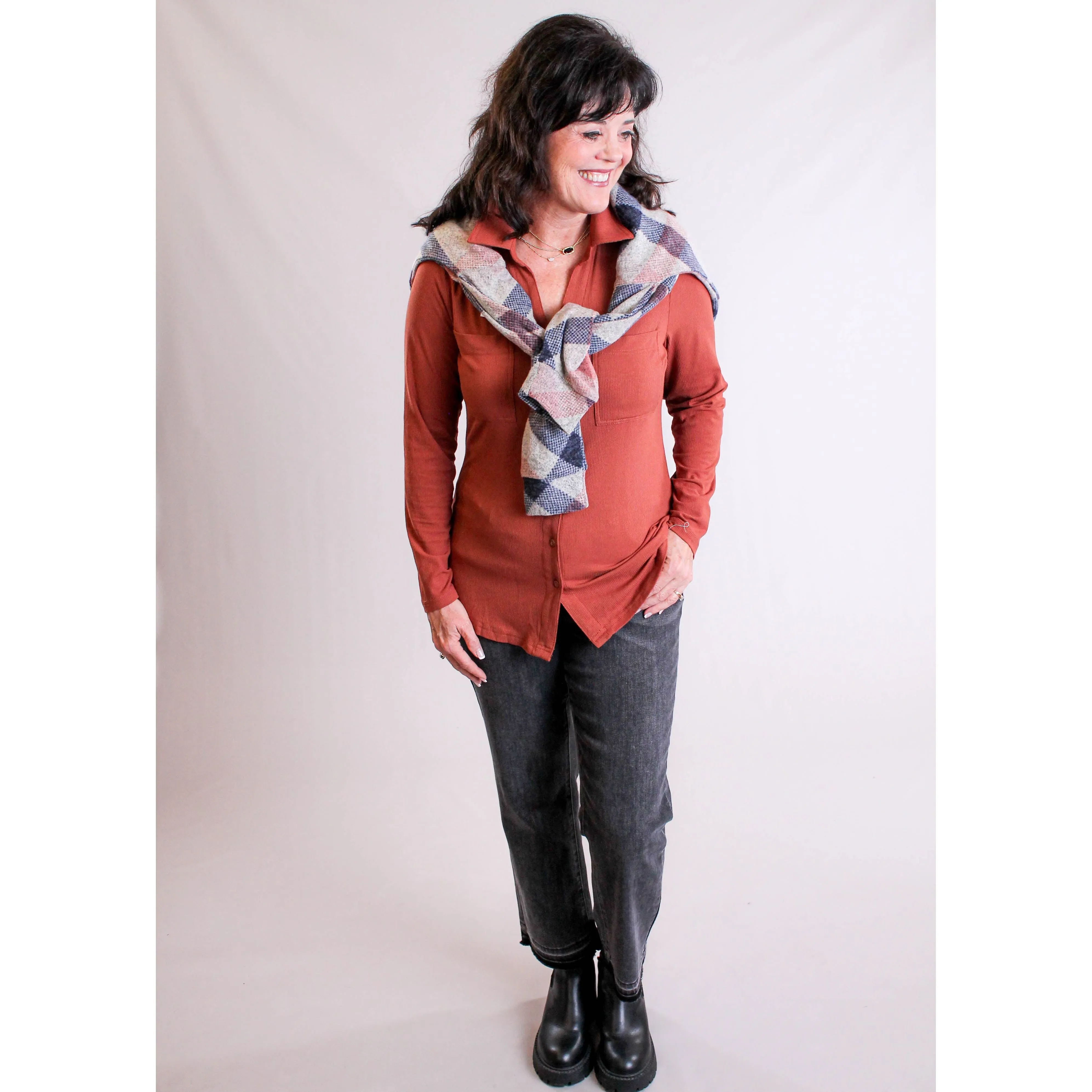 Tribal Sportswear Sophia Curvy Flare Jeans