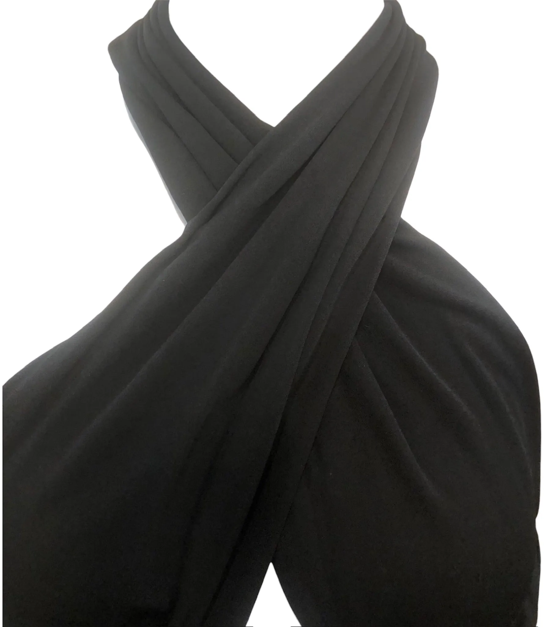 Vicky Tiel 80s Black Jersey Halter Neck Body Con Cocktail  Dress