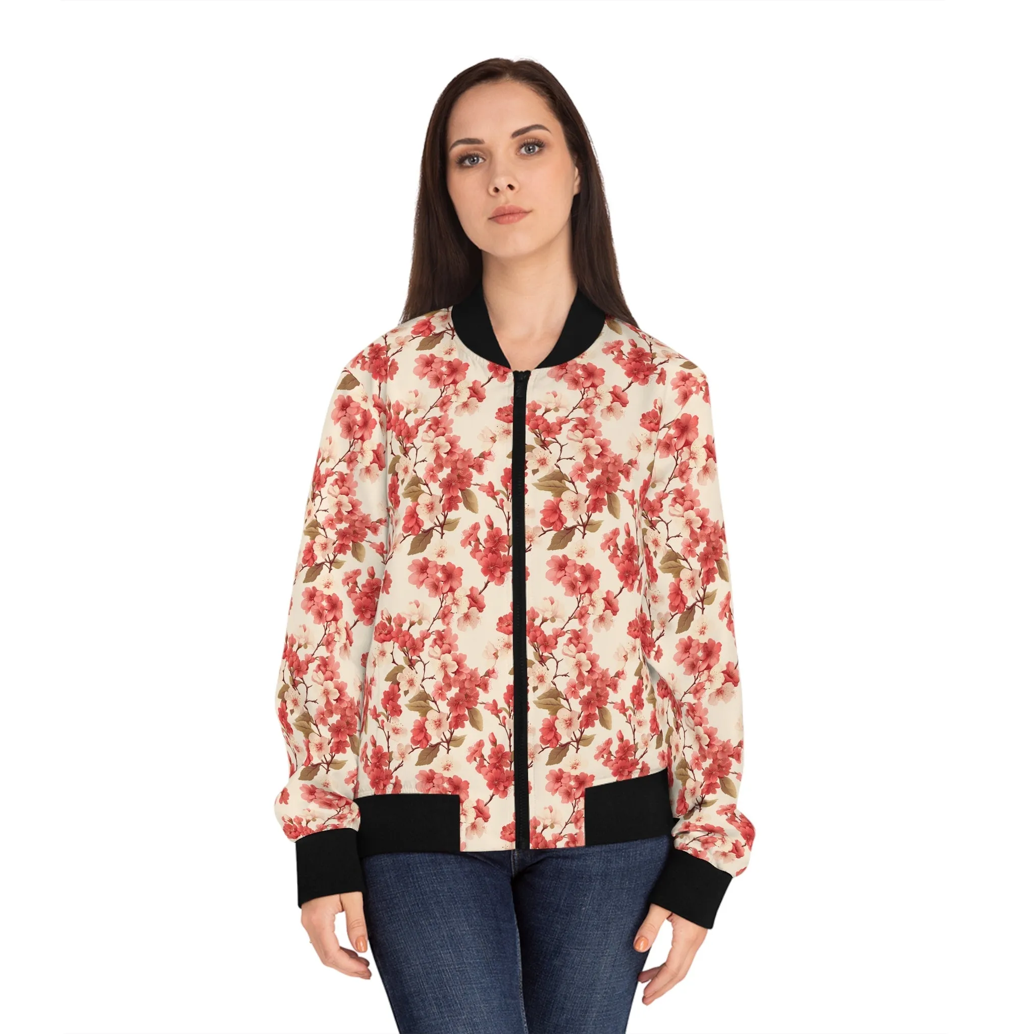 Vintage "Sakura" Women's Bomber Jacket