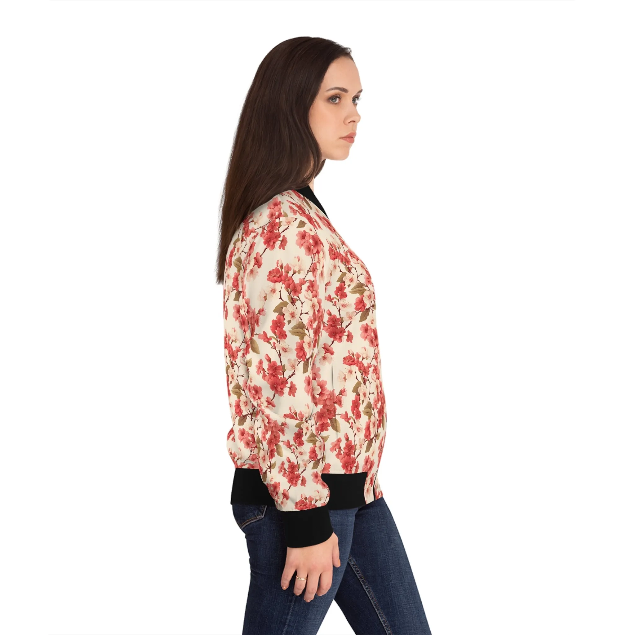 Vintage "Sakura" Women's Bomber Jacket