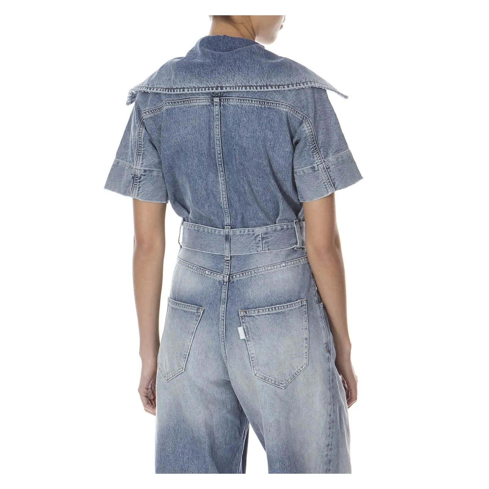 VINTAGE WASH DENIM JUMPSUIT
