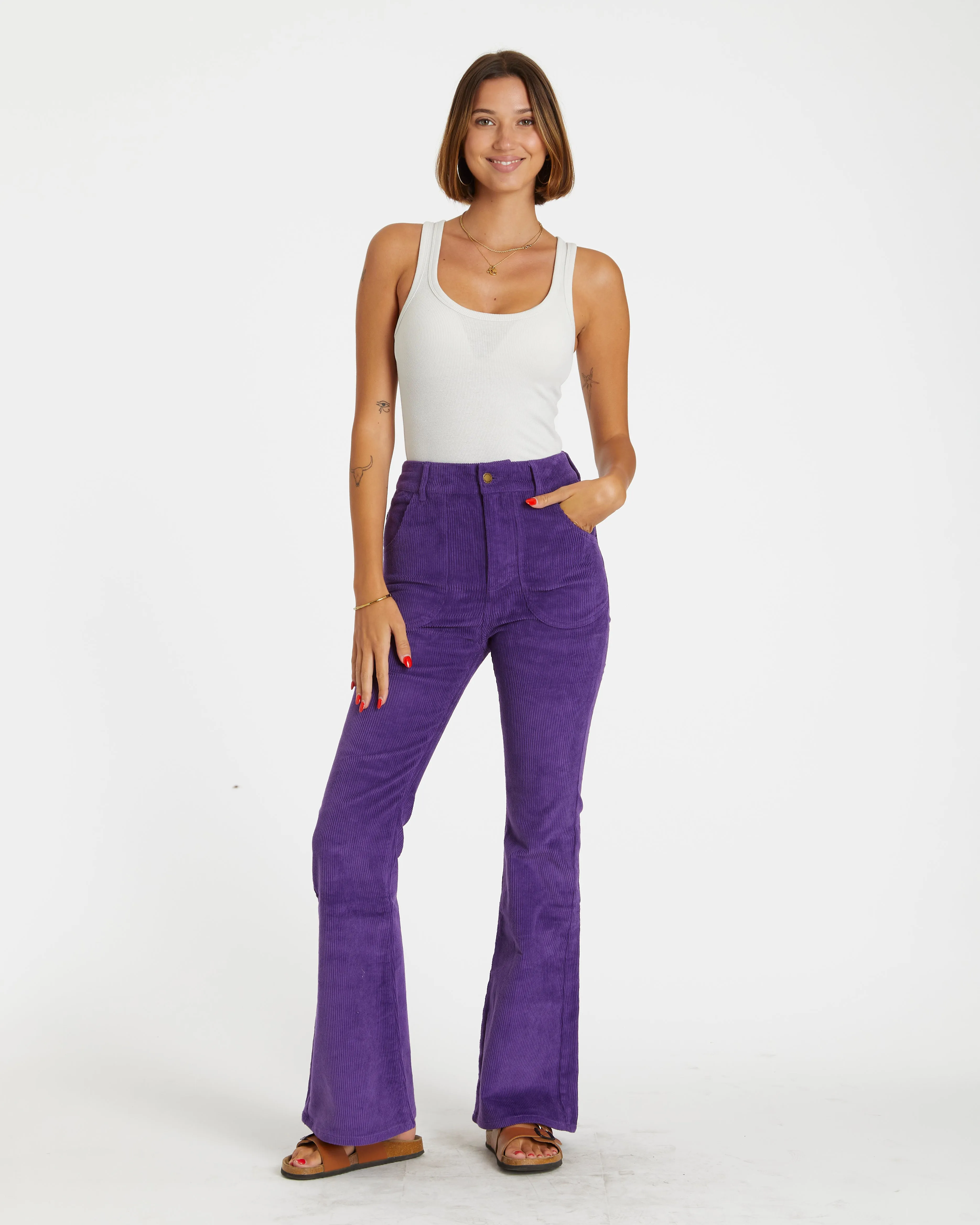 Women's Bell Bottom (Plum)